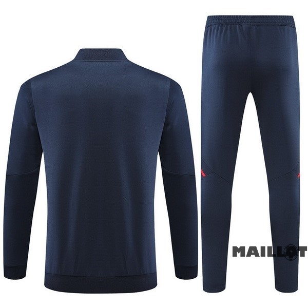Foot Maillot Pas Cher Ensemble Complet Ropa Deportiva Con Cremallera Larga Arsenal 2022 2023 Bleu Marine I Jaune