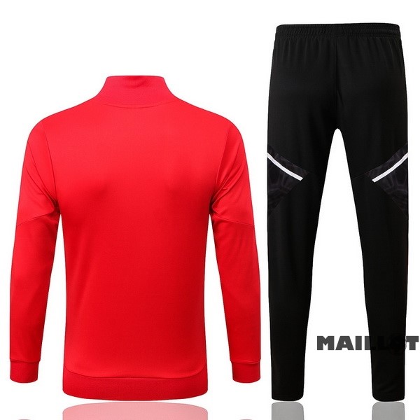 Foot Maillot Pas Cher Ensemble Complet Ropa Deportiva Con Cremallera Larga Arsenal 2022 2023 Rouge I Noir