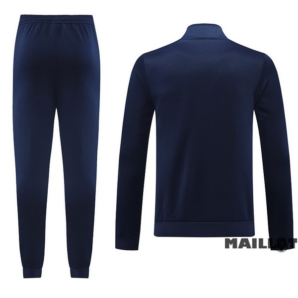 Foot Maillot Pas Cher Ensemble Complet Ropa Deportiva Con Cremallera Larga Arsenal 2023 2024 Bleu I Marine
