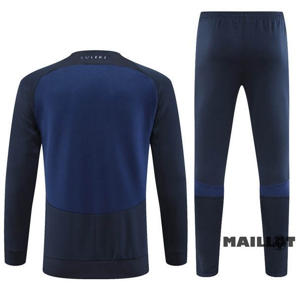Foot Maillot Pas Cher Ensemble Complet Ropa Deportiva Con Cremallera Larga Barcelona 2022 2023 Bleu