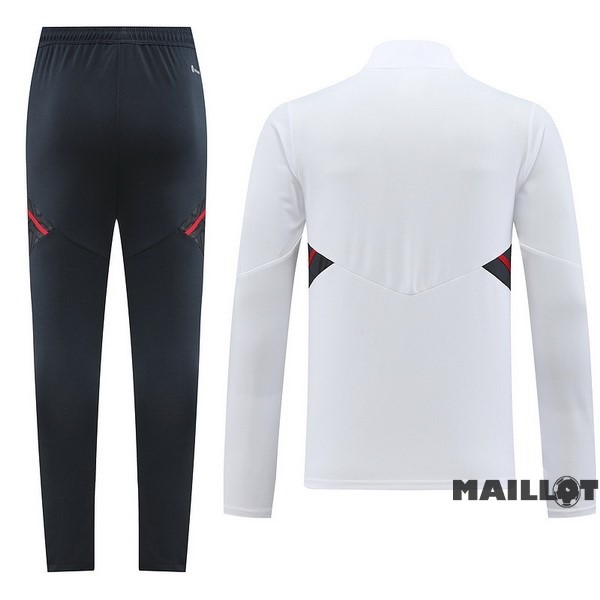 Foot Maillot Pas Cher Ensemble Complet Ropa Deportiva Con Cremallera Larga Bayern Múnich 2022 2023 Blanc