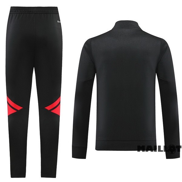 Foot Maillot Pas Cher Ensemble Complet Ropa Deportiva Con Cremallera Larga Bayern Múnich 2022 2023 Gris I Rouge