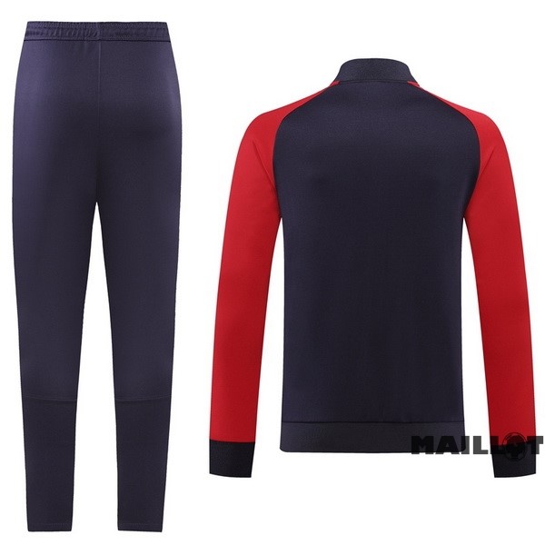 Foot Maillot Pas Cher Ensemble Complet Ropa Deportiva Con Cremallera Larga Bayern Múnich 2022 2023 Gris Rouge