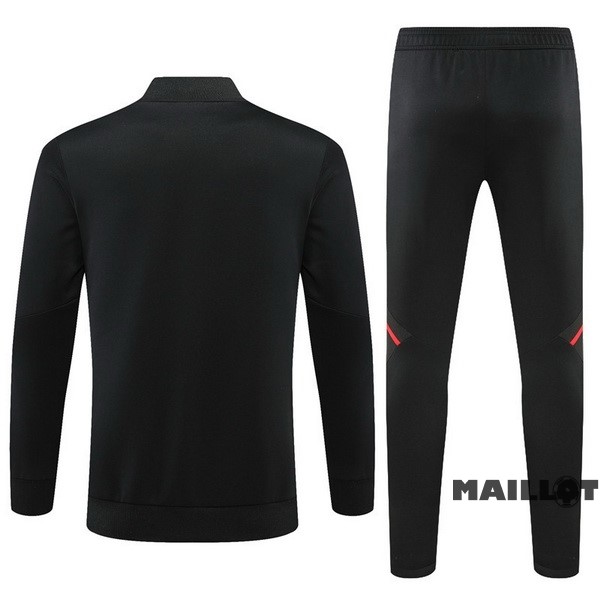 Foot Maillot Pas Cher Ensemble Complet Ropa Deportiva Con Cremallera Larga Bayern Múnich 2022 2023 Noir I Rouge
