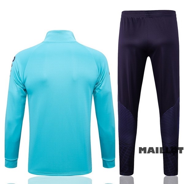 Foot Maillot Pas Cher Ensemble Complet Ropa Deportiva Con Cremallera Larga Brésil 2022 Bleu Vert