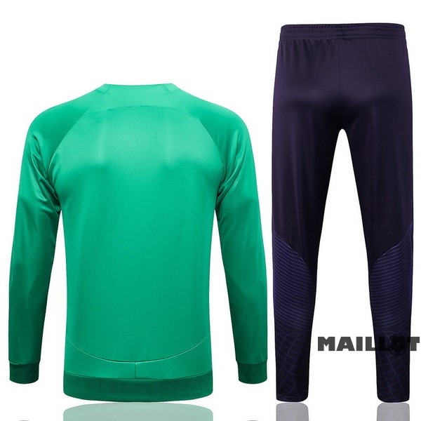 Foot Maillot Pas Cher Ensemble Complet Ropa Deportiva Con Cremallera Larga Brésil 2023 Vert Purpura