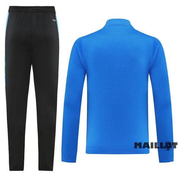 Foot Maillot Pas Cher Ensemble Complet Ropa Deportiva Con Cremallera Larga Manchester United 2022 2023 Noir
