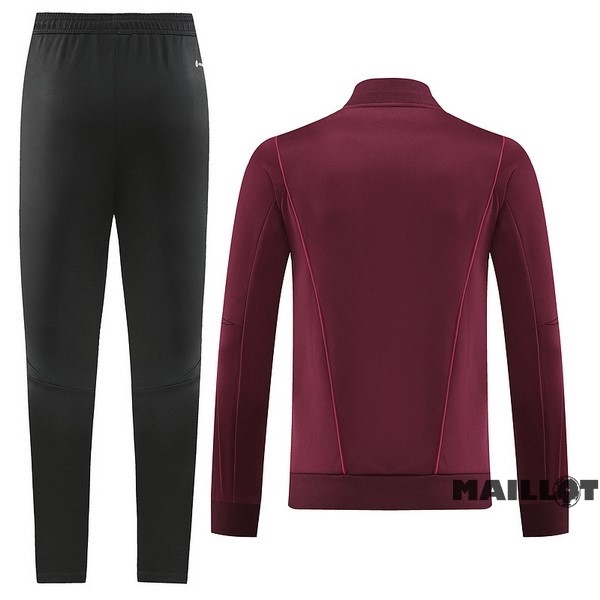 Foot Maillot Pas Cher Ensemble Complet Ropa Deportiva Con Cremallera Larga Mexique 2022 Rouge Noir