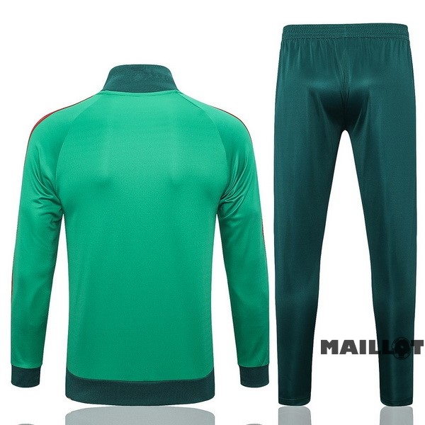 Foot Maillot Pas Cher Ensemble Complet Ropa Deportiva Con Cremallera Larga Mexique 2022 Vert