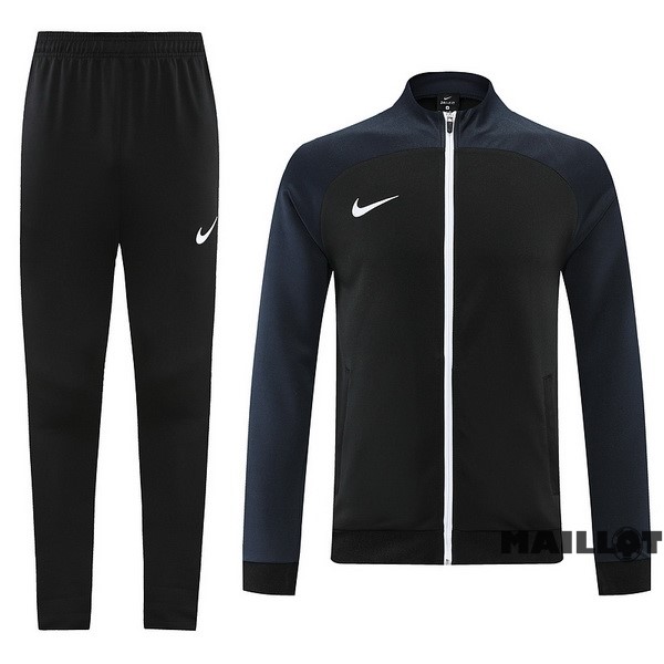 Foot Maillot Pas Cher Ensemble Complet Ropa Deportiva Con Cremallera Larga Nike 2022 2023 I Noir