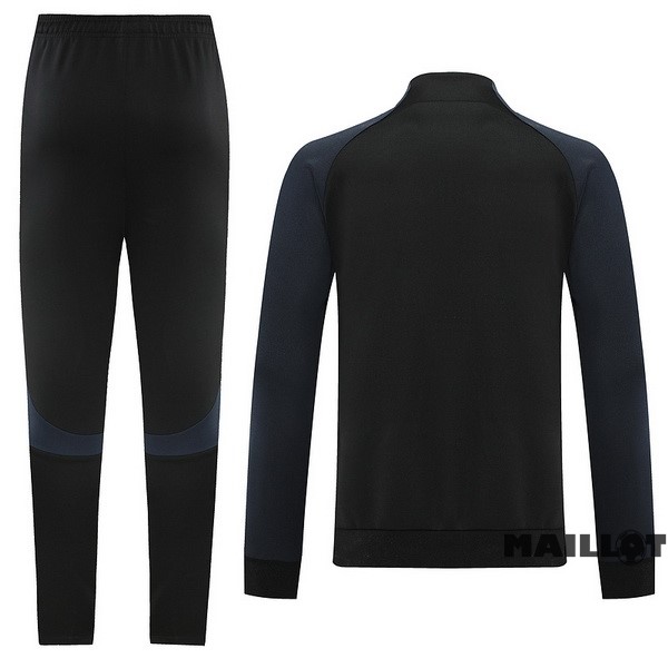 Foot Maillot Pas Cher Ensemble Complet Ropa Deportiva Con Cremallera Larga Nike 2022 2023 I Noir