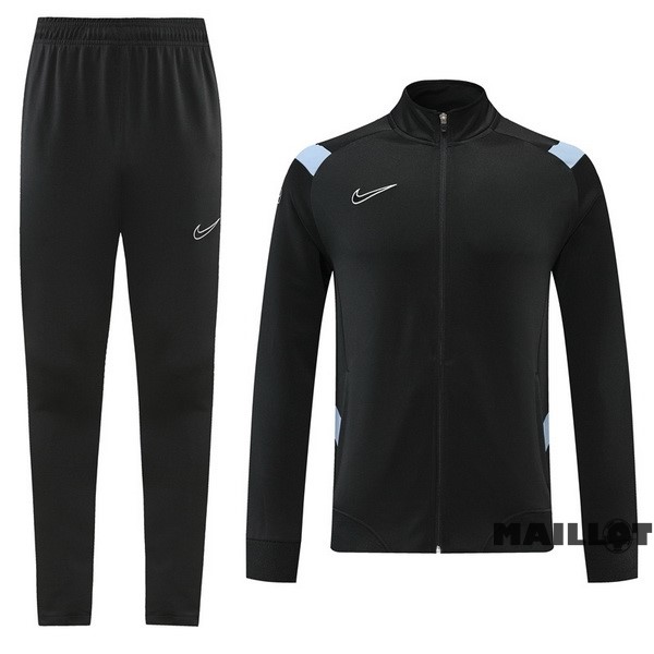 Foot Maillot Pas Cher Ensemble Complet Ropa Deportiva Con Cremallera Larga Nike 2022 2023 Noir