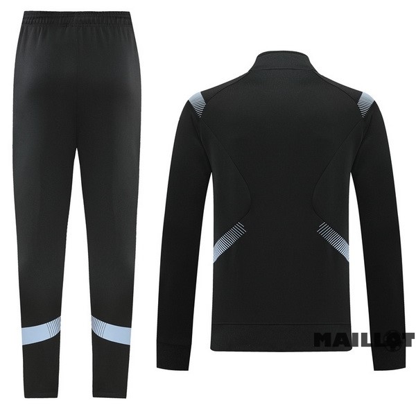 Foot Maillot Pas Cher Ensemble Complet Ropa Deportiva Con Cremallera Larga Nike 2022 2023 Noir
