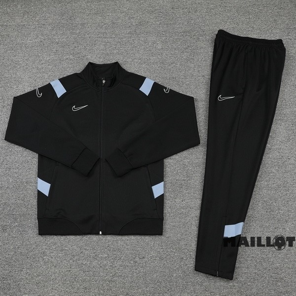 Foot Maillot Pas Cher Ensemble Complet Ropa Deportiva Con Cremallera Larga Nike 2022 2023 Noir