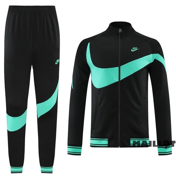 Foot Maillot Pas Cher Ensemble Complet Ropa Deportiva Con Cremallera Larga Nike 2022 2023 Noir
