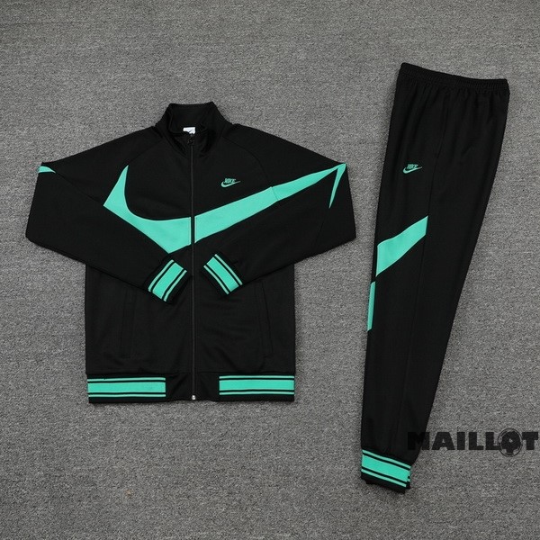 Foot Maillot Pas Cher Ensemble Complet Ropa Deportiva Con Cremallera Larga Nike 2022 2023 Noir