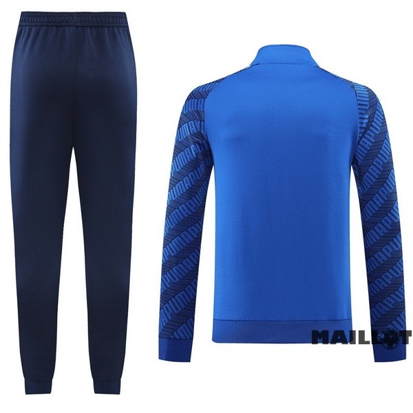 Foot Maillot Pas Cher Ensemble Complet Ropa Deportiva Con Cremallera Larga PUMA 2022 2023 Bleu