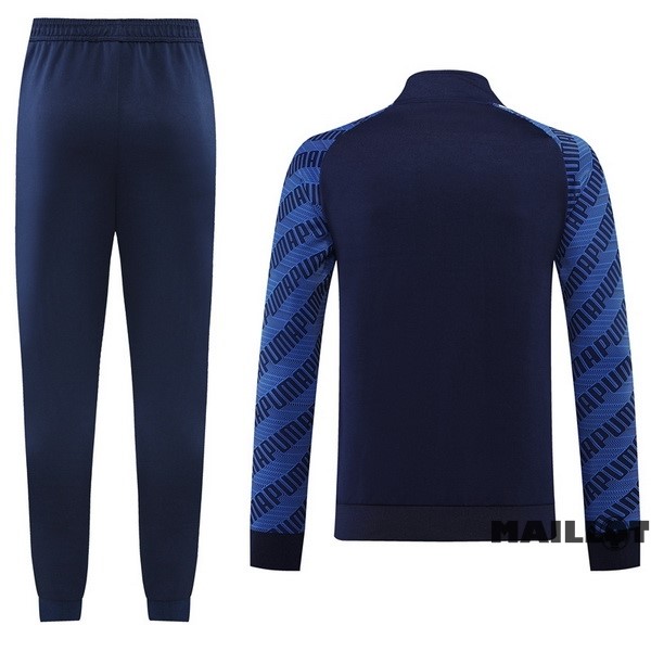 Foot Maillot Pas Cher Ensemble Complet Ropa Deportiva Con Cremallera Larga PUMA 2022 2023 Bleu