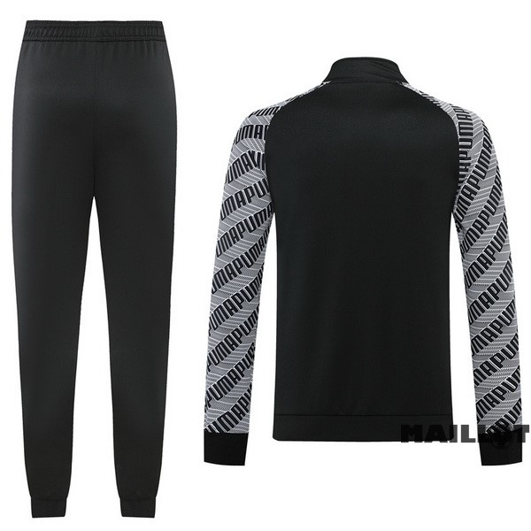Foot Maillot Pas Cher Ensemble Complet Ropa Deportiva Con Cremallera Larga PUMA 2022 2023 Noir