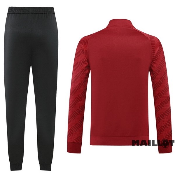Foot Maillot Pas Cher Ensemble Complet Ropa Deportiva Con Cremallera Larga PUMA 2022 2023 Noir