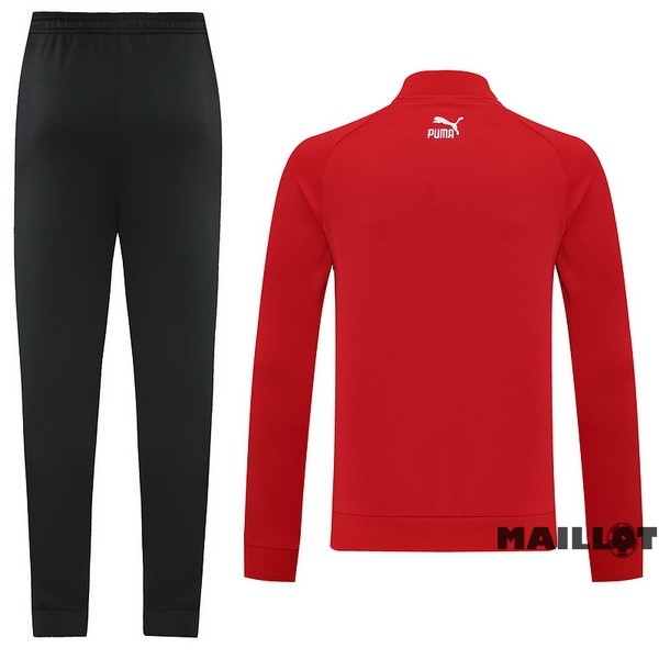 Foot Maillot Pas Cher Ensemble Complet Ropa Deportiva Con Cremallera Larga PUMA 2022 2023 Rouge Noir