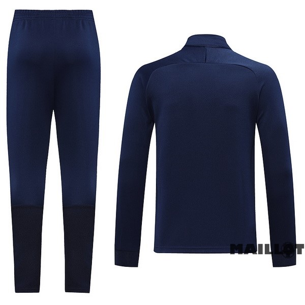 Foot Maillot Pas Cher Ensemble Complet Ropa Deportiva Con Cremallera Larga Paris Saint Germain 2022 2023 Bleu
