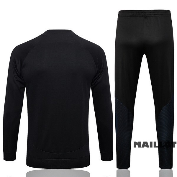 Foot Maillot Pas Cher Ensemble Complet Ropa Deportiva Con Cremallera Larga Portugal 2022 Noir Rouge