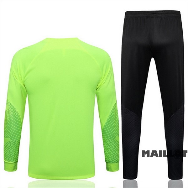 Foot Maillot Pas Cher Ensemble Complet Ropa Deportiva Con Cremallera Larga Tottenham Hotspur 2022 2023 Vert Noir