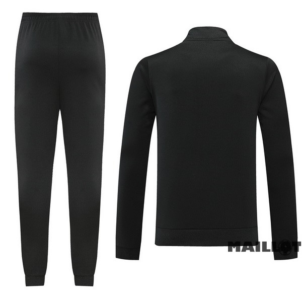 Foot Maillot Pas Cher Ensemble Complet Ropa Deportiva Con Cremallera Larga adidas 2022 2023 Noir