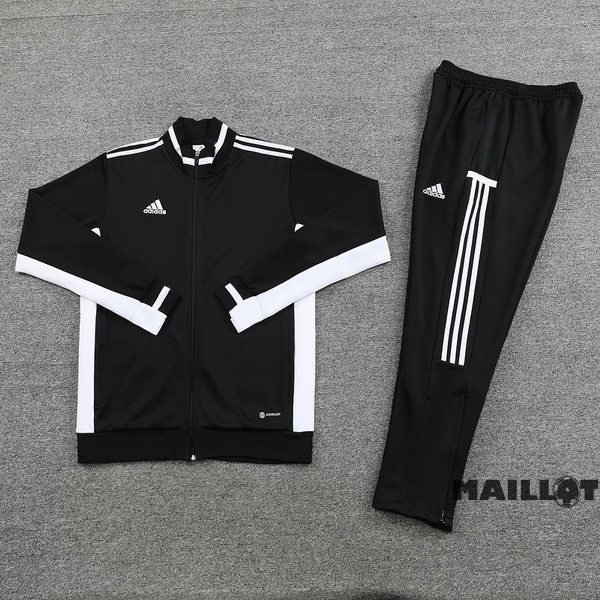 Foot Maillot Pas Cher Ensemble Complet Ropa Deportiva Con Cremallera Larga adidas 2023 Noir