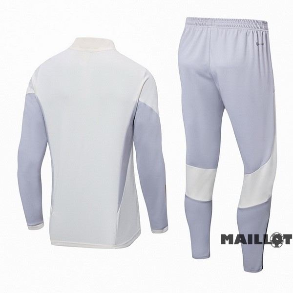 Foot Maillot Pas Cher Ensemble Complet Sudadera Entrainement Algérie 2022 2023 Blanc