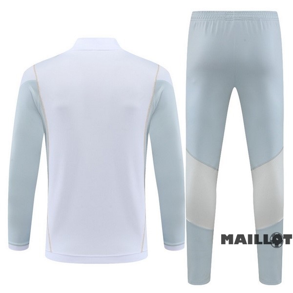 Foot Maillot Pas Cher Ensemble Complet Sudadera Entrainement Algérie 2023 Blanc