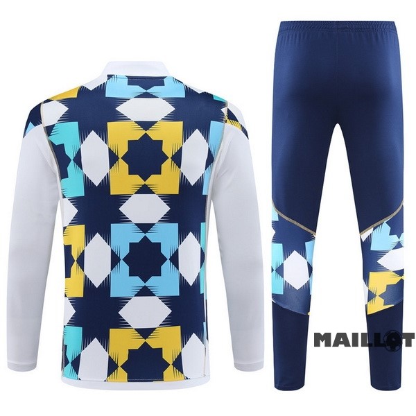 Foot Maillot Pas Cher Ensemble Complet Sudadera Entrainement Algérie 2023 Blanc