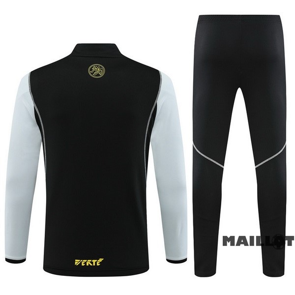 Foot Maillot Pas Cher Ensemble Complet Sudadera Entrainement Algérie 2023 Noir