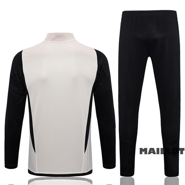 Foot Maillot Pas Cher Ensemble Complet Sudadera Entrainement Allemagne 2022 Blanc Jaune Noir