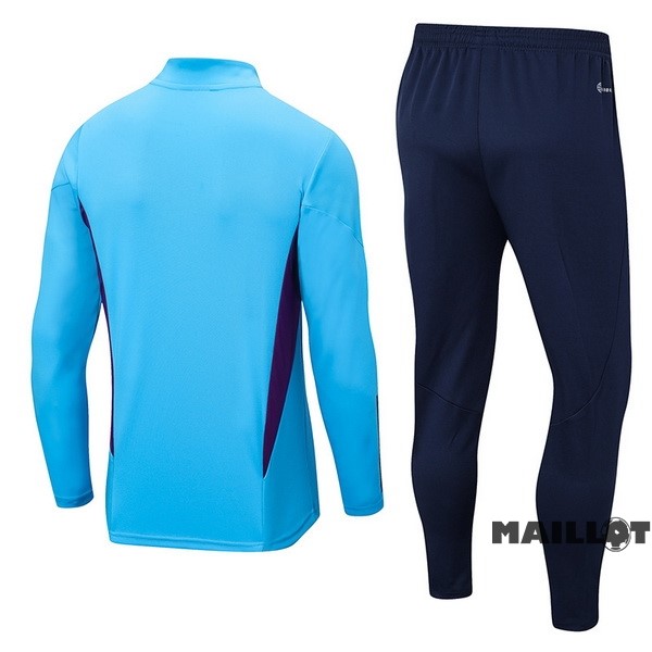 Foot Maillot Pas Cher Ensemble Complet Sudadera Entrainement Argentine 2022 II Bleu
