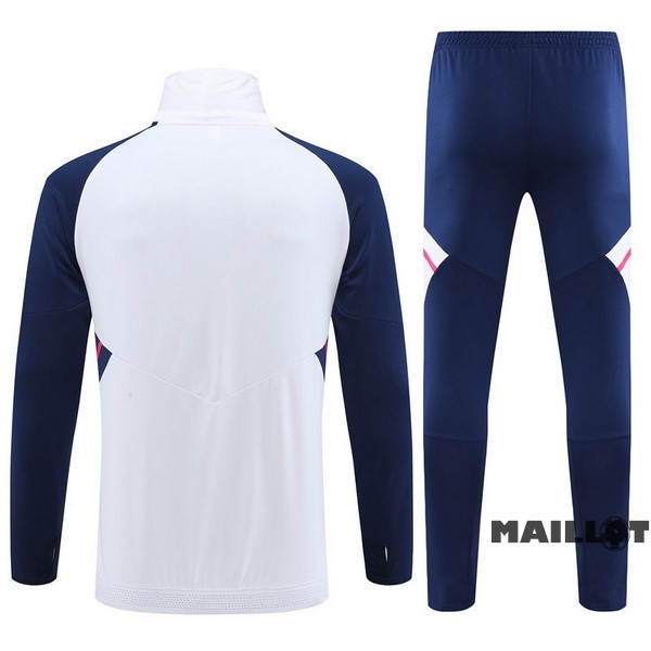 Foot Maillot Pas Cher Ensemble Complet Sudadera Entrainement Arsenal 2022 2023 Blanc I Bleu Marine