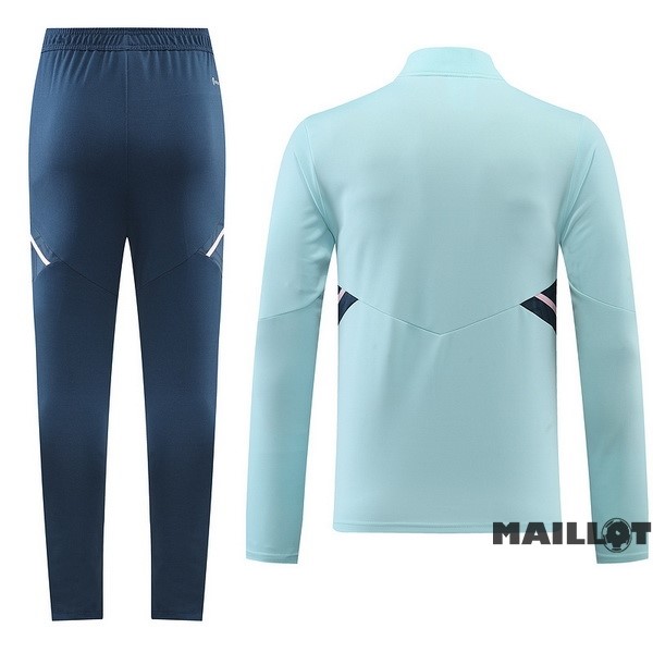 Foot Maillot Pas Cher Ensemble Complet Sudadera Entrainement Arsenal 2022 2023 Bleu Vert