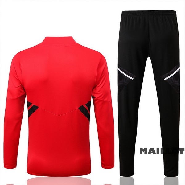 Foot Maillot Pas Cher Ensemble Complet Sudadera Entrainement Arsenal 2022 2023 Rouge Noir