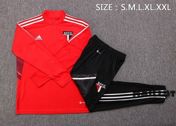 Foot Maillot Pas Cher Ensemble Complet Sudadera Entrainement Arsenal 2022 2023 Rouge Noir