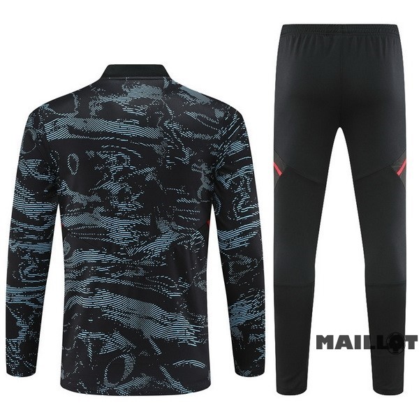 Foot Maillot Pas Cher Ensemble Complet Sudadera Entrainement Arsenal 2022 2023 Vert II Noir