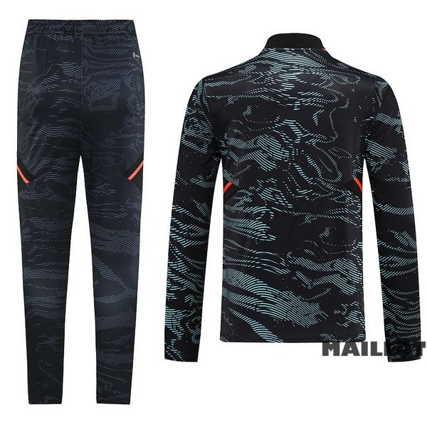 Foot Maillot Pas Cher Ensemble Complet Sudadera Entrainement Arsenal 2022 2023 Vert I Noir