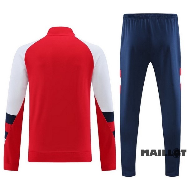 Foot Maillot Pas Cher Ensemble Complet Sudadera Entrainement Arsenal 2023 2024 Rouge Blanc Bleu