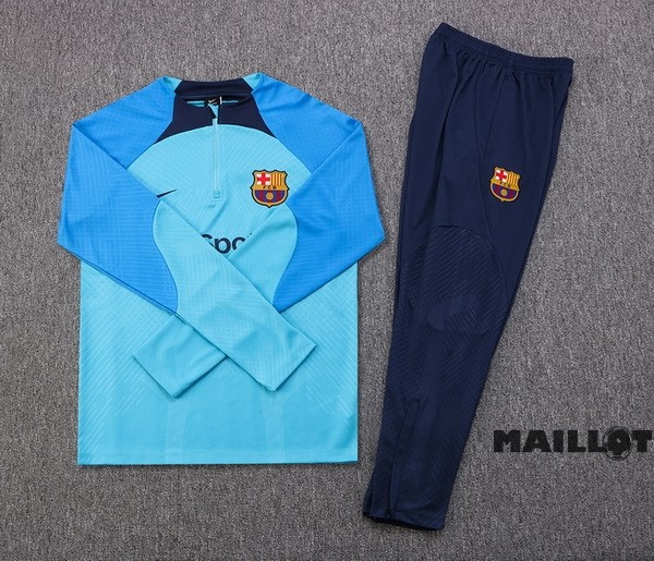 Foot Maillot Pas Cher Ensemble Complet Sudadera Entrainement Barcelona 2022 2023 Bleu I Vert