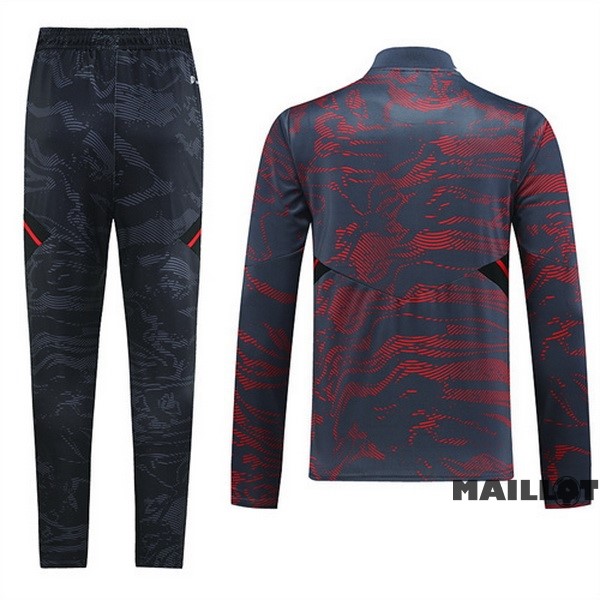 Foot Maillot Pas Cher Ensemble Complet Sudadera Entrainement Bayern Múnich 2022 2023 Gris Rouge