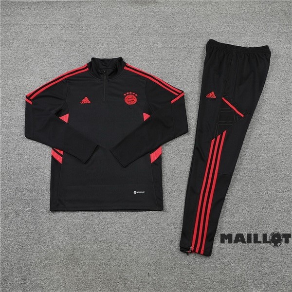Foot Maillot Pas Cher Ensemble Complet Sudadera Entrainement Bayern Múnich 2022 2023 Noir