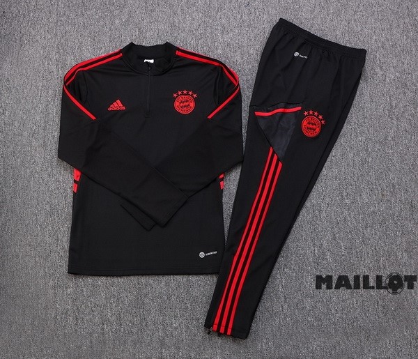 Foot Maillot Pas Cher Ensemble Complet Sudadera Entrainement Bayern Múnich 2022 2023 Noir