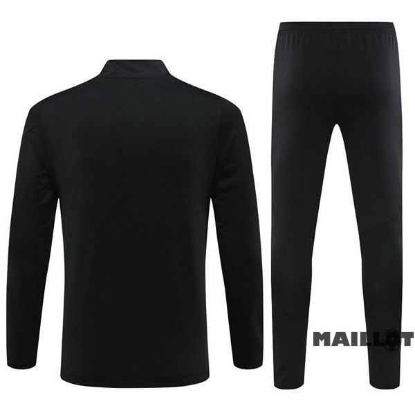 Foot Maillot Pas Cher Ensemble Complet Sudadera Entrainement Bayern Múnich 2023 2024 Noir Purpura