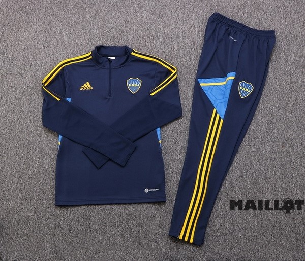 Foot Maillot Pas Cher Ensemble Complet Sudadera Entrainement Boca Juniors 2022 2023 Bleu I Marine