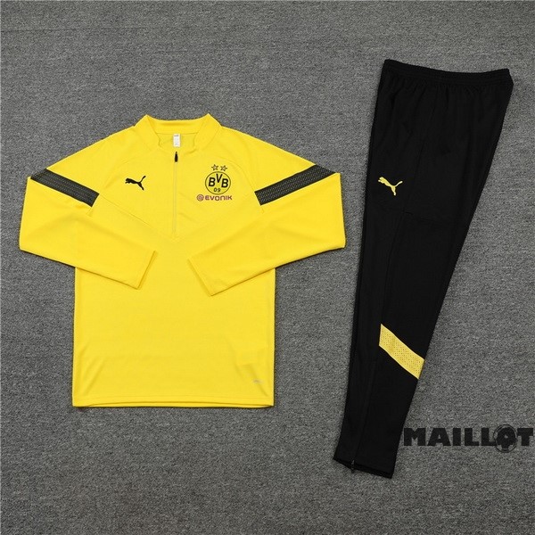 Foot Maillot Pas Cher Ensemble Complet Sudadera Entrainement Borussia Dortmund 2022 2023 Jaune